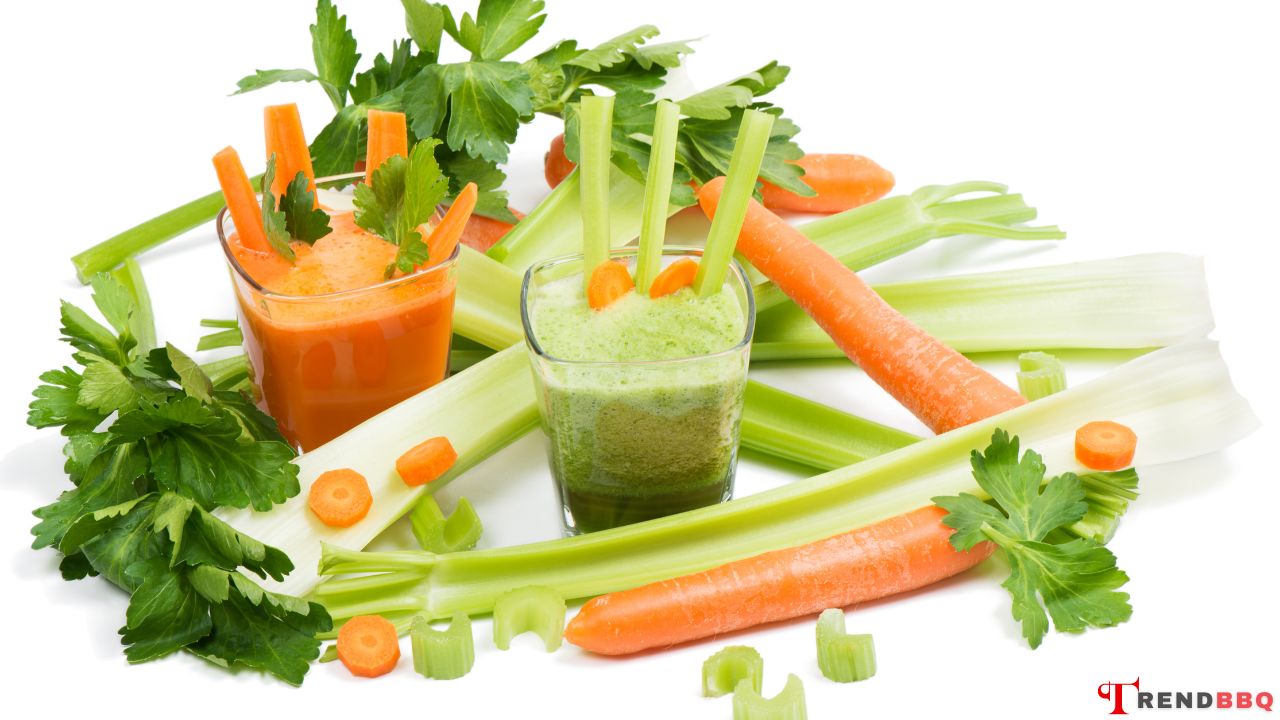 Drink celery and carrot juice