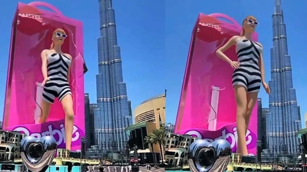Giant Barbie Doll Dubai Video Viral
