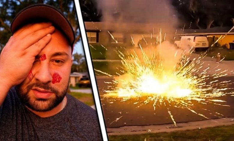 Watch Fireworks Gone Wrong Video Viral