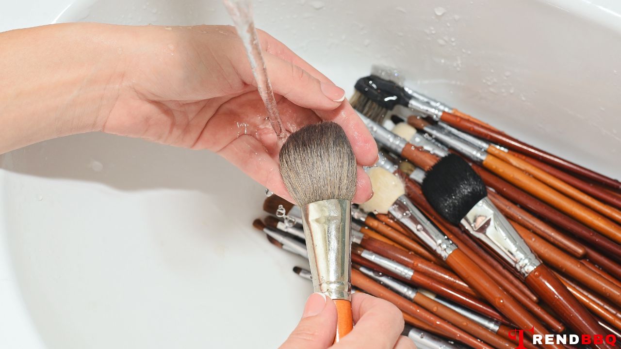 How to Clean Makeup Brushes with Soap and Water