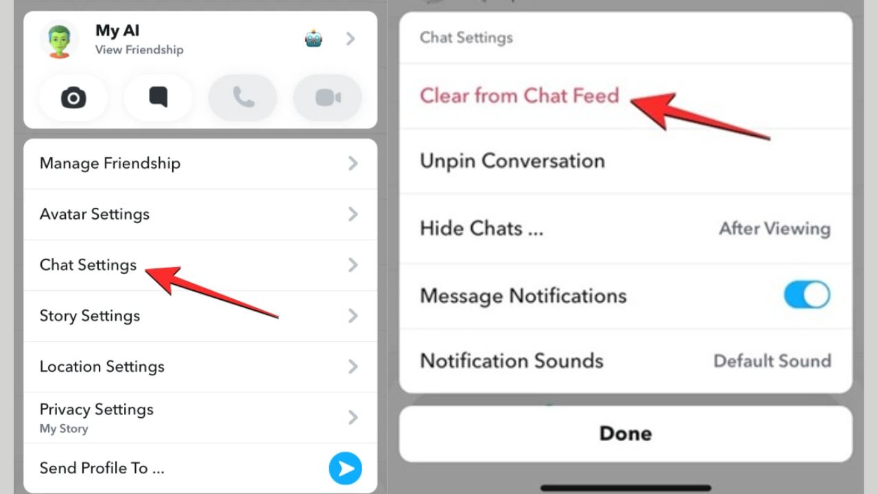 How to remove Snapchat AI from Your Chat Feed
