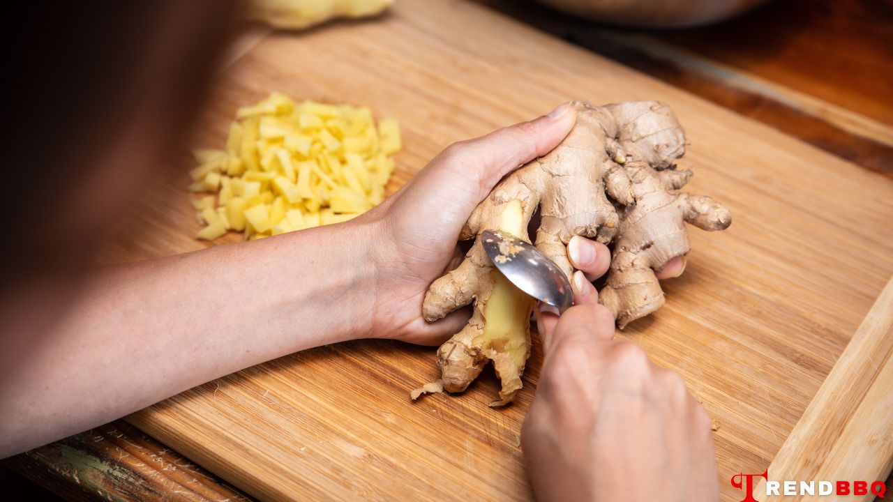 How to Peel Ginger with a Spoon