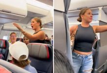 Watch woman on plane not real full video