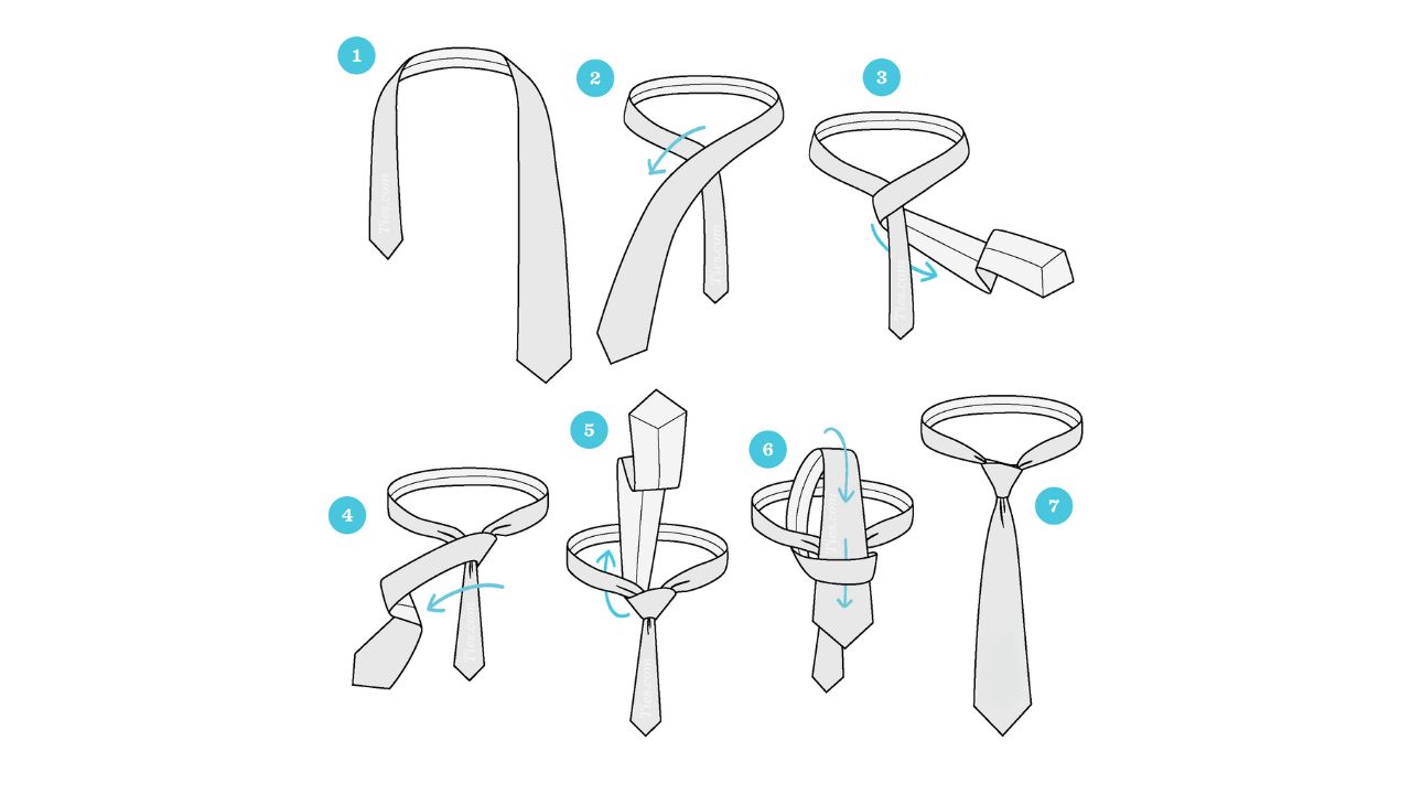 How to Tie a Tie: The Four-in-Hand Knot