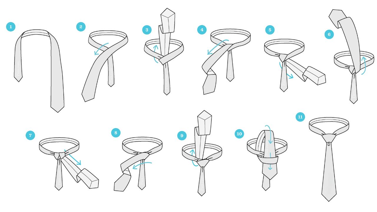 How to Tie a Tie: The Windsor Knot